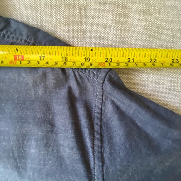 Eddie Bauer Mens Cotton Classic Fit Blue Casual Vacation Button Up Shirt-Sz-2XL - Picture 14 of 15